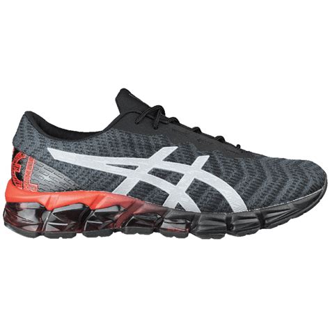 Tênis Asics Gel Quantum 180 5 Masculino Preto Vermelho Rio Sul Calçados