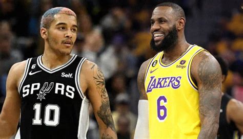 Spurs Jeremy Sochan Calls Out Lebron James For Flopping Lakers Fans