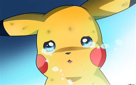 Crying Pikachu Wallpapers Top Free Crying Pikachu Backgrounds
