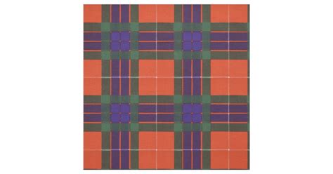 Fraser Clan Plaid Scottish Tartan Fabric Zazzle