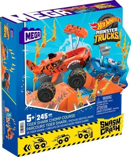 Konstruktorius Mattel Hot Wheels Mega Construx Tiger Shark Hkf Plastikas Kainos Nuo