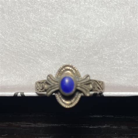 Women S Blue And Silver Jewellery Depop