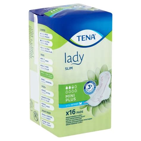 Tena Lady Slim Mini Plus Wings inkontinenciabetét