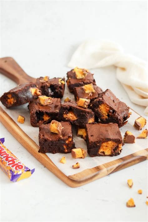 Honeycomb Crunchie Brownies My Morning Mocha