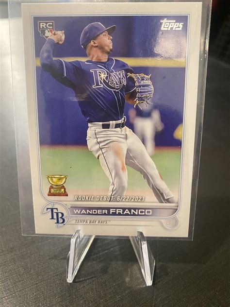 2022 Wander Franco Topps Update Rookie Debut Rc Us42 Ebay