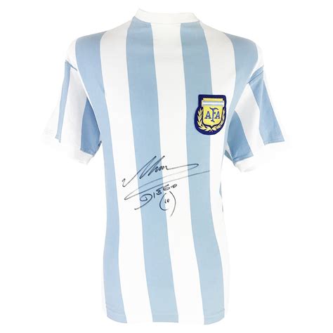 Signed Diego Maradona Shirt - Argentina World Champions Jersey