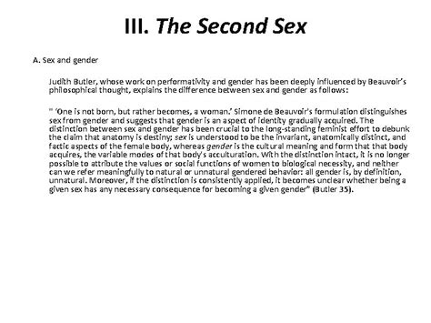 Simone De Beauvoir The Second Sex