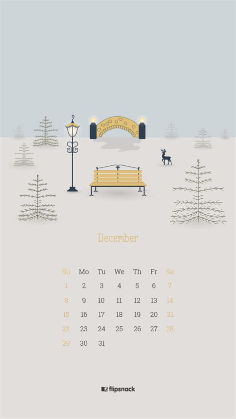 Free December 2019 wallpaper calendars - Flipsnack Blog