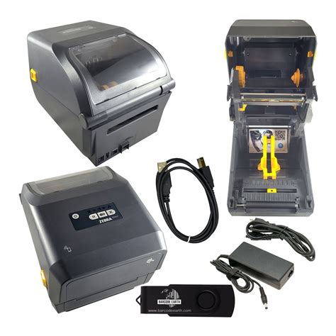 Zebra Zd Tt Dpi Usb Eth Label Printer Zd A E Ez Bundle