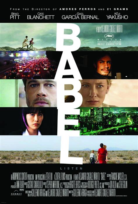 Babel (#1 of 5): Extra Large Movie Poster Image - IMP Awards