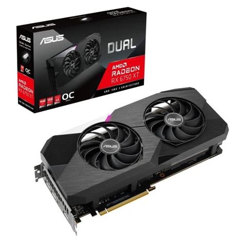 Asus Radeon Rx 6750 Xt Dual Oc Edition Dual 6750xt O12g Shopee