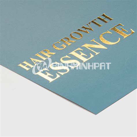 Hot Foil Stamping Binh Minh Packaging