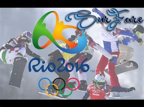 Lo Snowboardcross Per Le Olimpiadi Di Rio Youtube