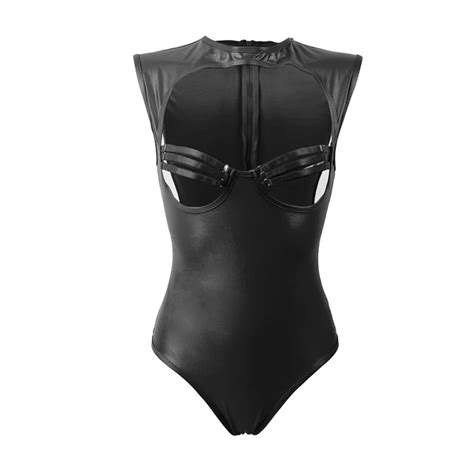 Wholesale High Quality Leather Pu Erotic Cupless Sex Adult Bodysuit Buy Adult Bodysuit Sex