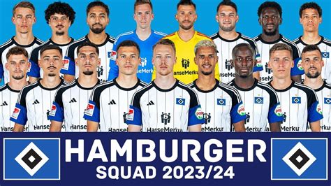 Hamburger Sv Squad Season 202324 Hamburg Footworld Youtube