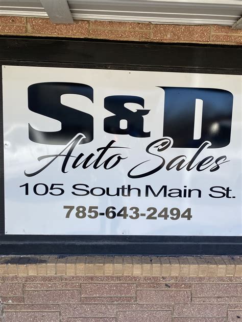 S and D Auto Sales LLC | Tescott KS