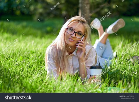 Sexy Blonde Woman Talking On Mobile Stock Photo 1960310242 Shutterstock