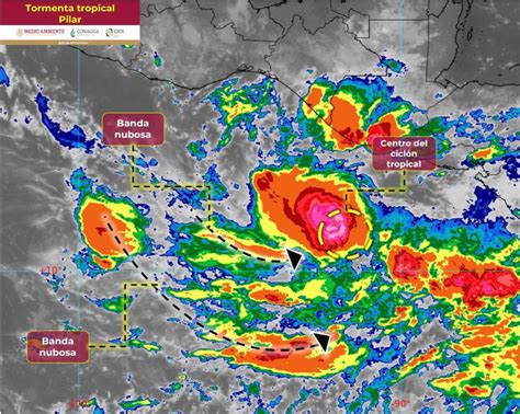 Se Forma La Tormenta Tropical Pilar Pronostican Lluvias Intensas En