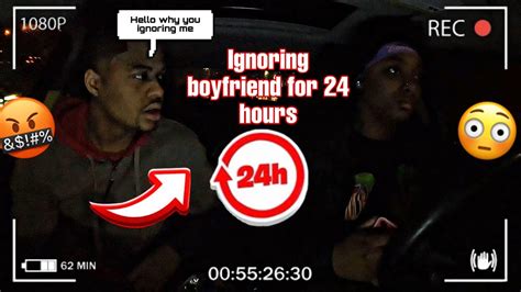 Ignoring My Boyfriend For 24 Hours He Gets Angry Youtube