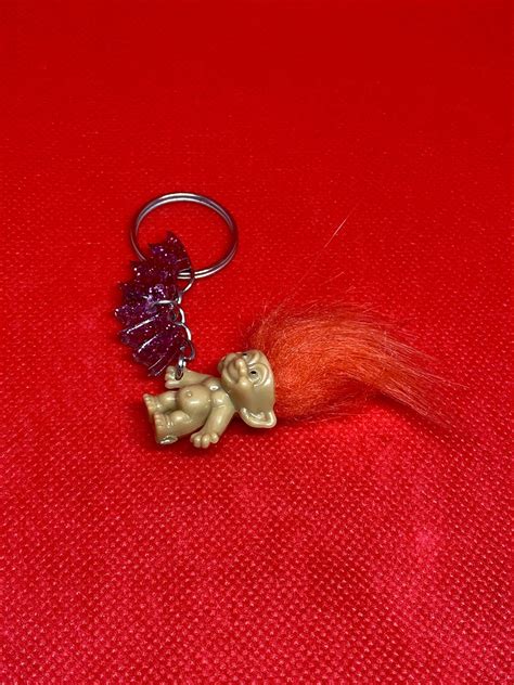 Troll Doll Keychain Etsy