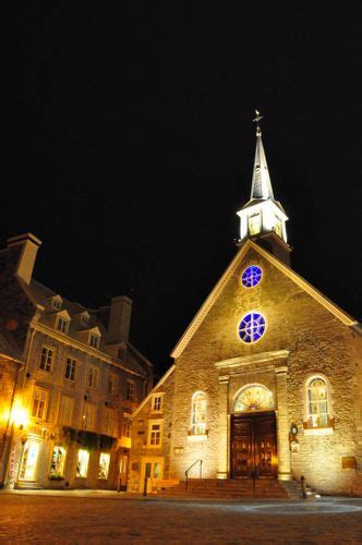 Notre Dame Des Victoires Church Quebec City Canada Old Quebec Quebec