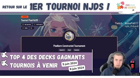 Top 4 Des Decks Gagnants Au 1er Tournoi NJDS Chap 3 Deux Nouveaux