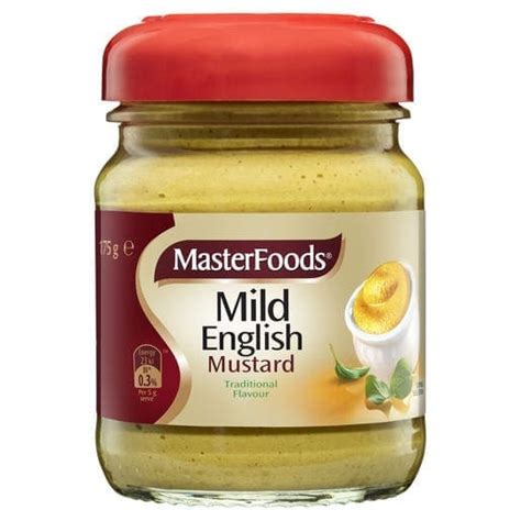 Masterfoods Mustard English Mild Zone Fresh