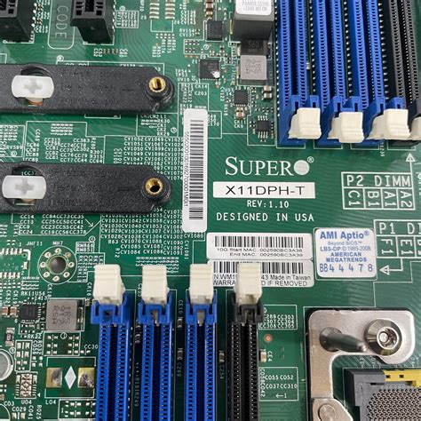 Supermicro X11DPH T Intel C622 E ATX Dual LGA 3647 Motherboard System