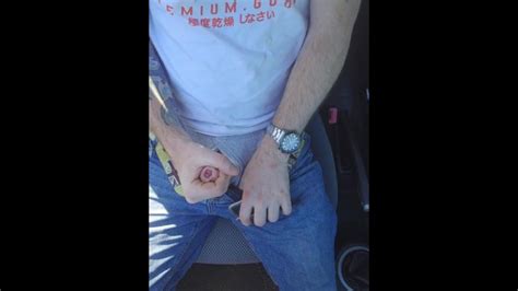 Jerking Off And Watching Porn With Cock Sounding In A Public Car Park Xxx Mobile Porno Videos