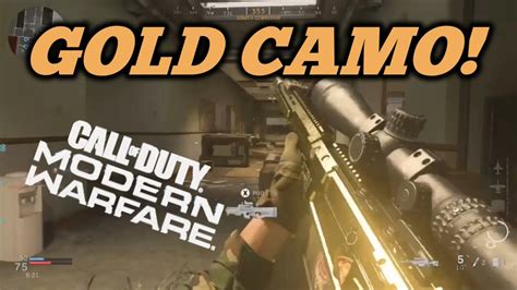 Gold AX 50 Unlocked In COD Modern Warfare Its Insane YouTube