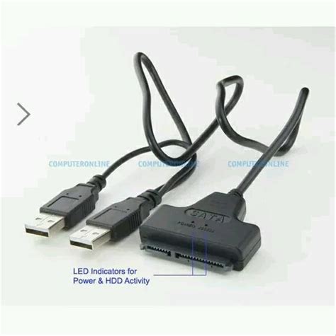 Jual Kabel Sata To Usb 20 Or Ssd Adapter Converter Aksesoris Hardisk Internal Hardisk