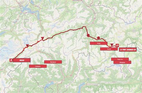 Tour De Suisse Tape Profil Et Parcours D Taill S