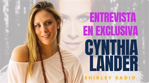 Entrevista A Cynthia Lander EN EXCLUSIVA Shirley Radio YouTube