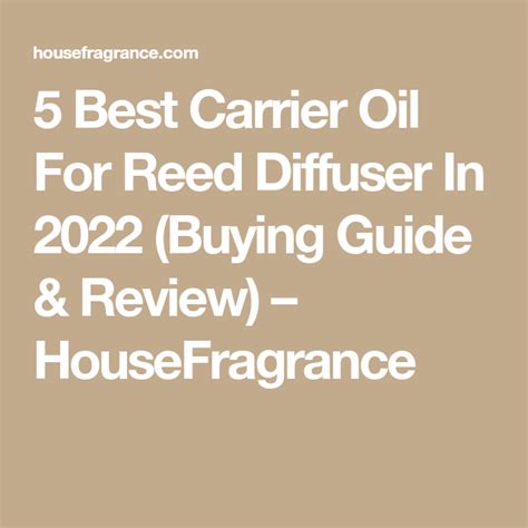 Reed Diffuser Guide Artofit