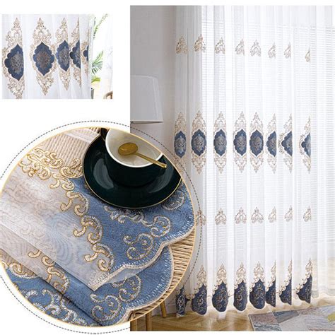 Купить 2 шт. современные прозрачные тюлевые шторы для гостиной, спальни ...