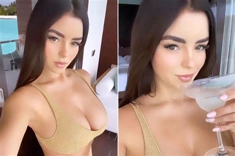 Demi Rose Sees Boobs Erupt From Bikini As She Smoulders For Sexy Instagram Video Daily Star