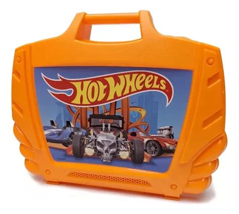 Hot Wheels Estuche Porta Autos X Naranja Espacio Cuotas Sin Inter S