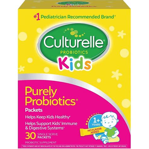 Culturelle Kids Probiótico Uso Diário 30 Sachês Sem Sabor | Submarino