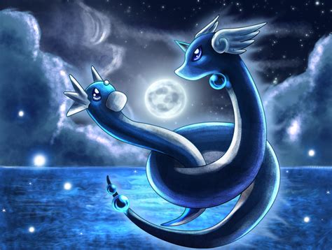 Dratini and Dragonair by Deruuyo on DeviantArt