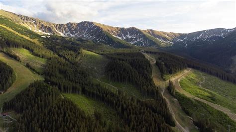 premium photo  mountain range   trail running