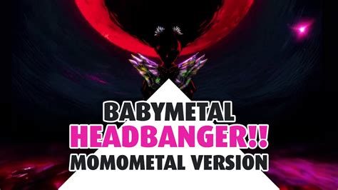 Babymetal Momo Banger Momo Metal Headbanger Live Version