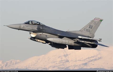 87 0355 United States Air Force General Dynamics F 16c Fighting Falcon Photo By Chris Lofting