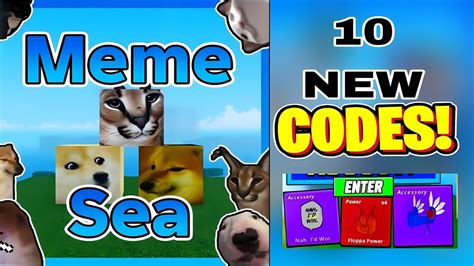 🤡new🤡 All Working Codes For Meme Sea In September 2024 Roblox Meme Sea