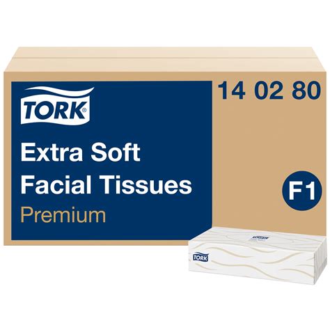 Tork Premium Extra Soft Facial Tissues (F1) 140280 Eco Label - Lime