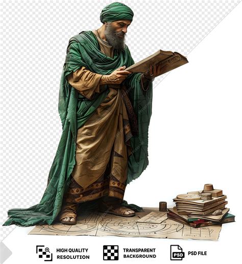 Premium PSD | Nasir al din al tusi the mathematician is developing