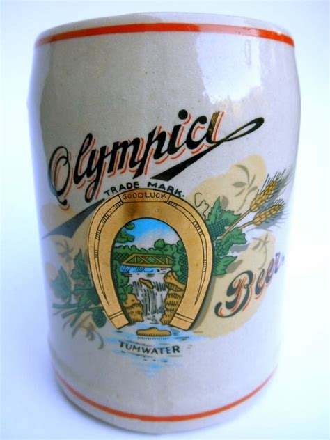 The Best Olympia Beer Stoneware Stein Mug By Jackpotjen