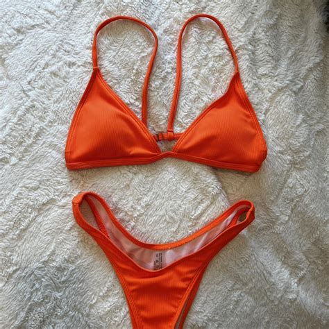 Kulani Kinis Womens Orange Bikinis And Tankini Sets Depop