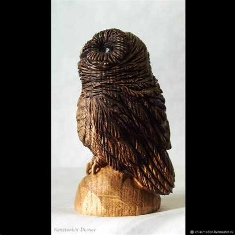 Статуэтка Совы из дуба – заказать на Ярмарке Мастеров – PQQT4RU ...