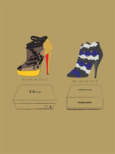 Les chaussures les plus mythiques de Sex The City revisitées par Pop Chart Lab