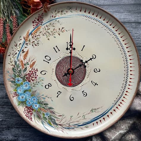 Часы интерьерные Очарование осени в интернет-магазине Ярмарка Мастеров ...